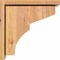 Ekena Millwork Monterey Smooth Corbel w/Backplate, Western Red Cedar, 7 1/2"W x 14"D x 14"H COR08X14X14MON01SWR - alternate 2